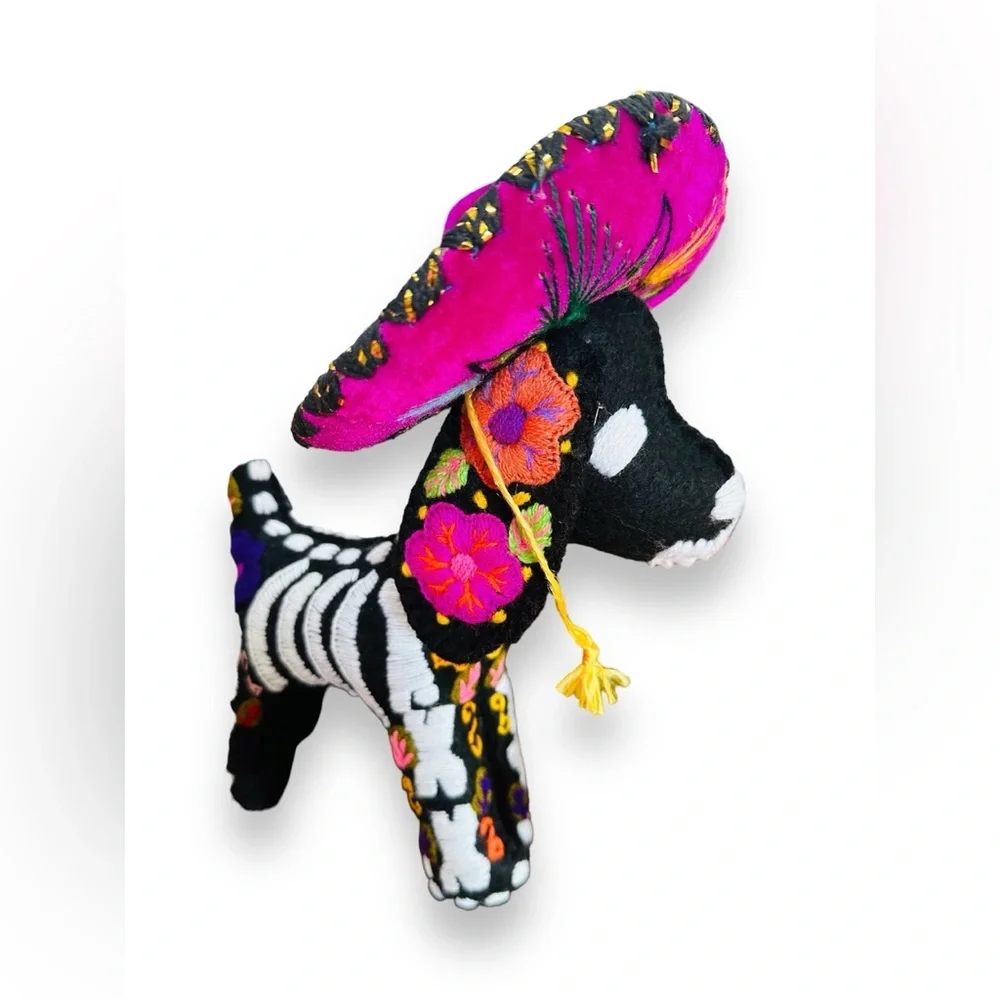 Small Velvet Mariachi Hat Decoration